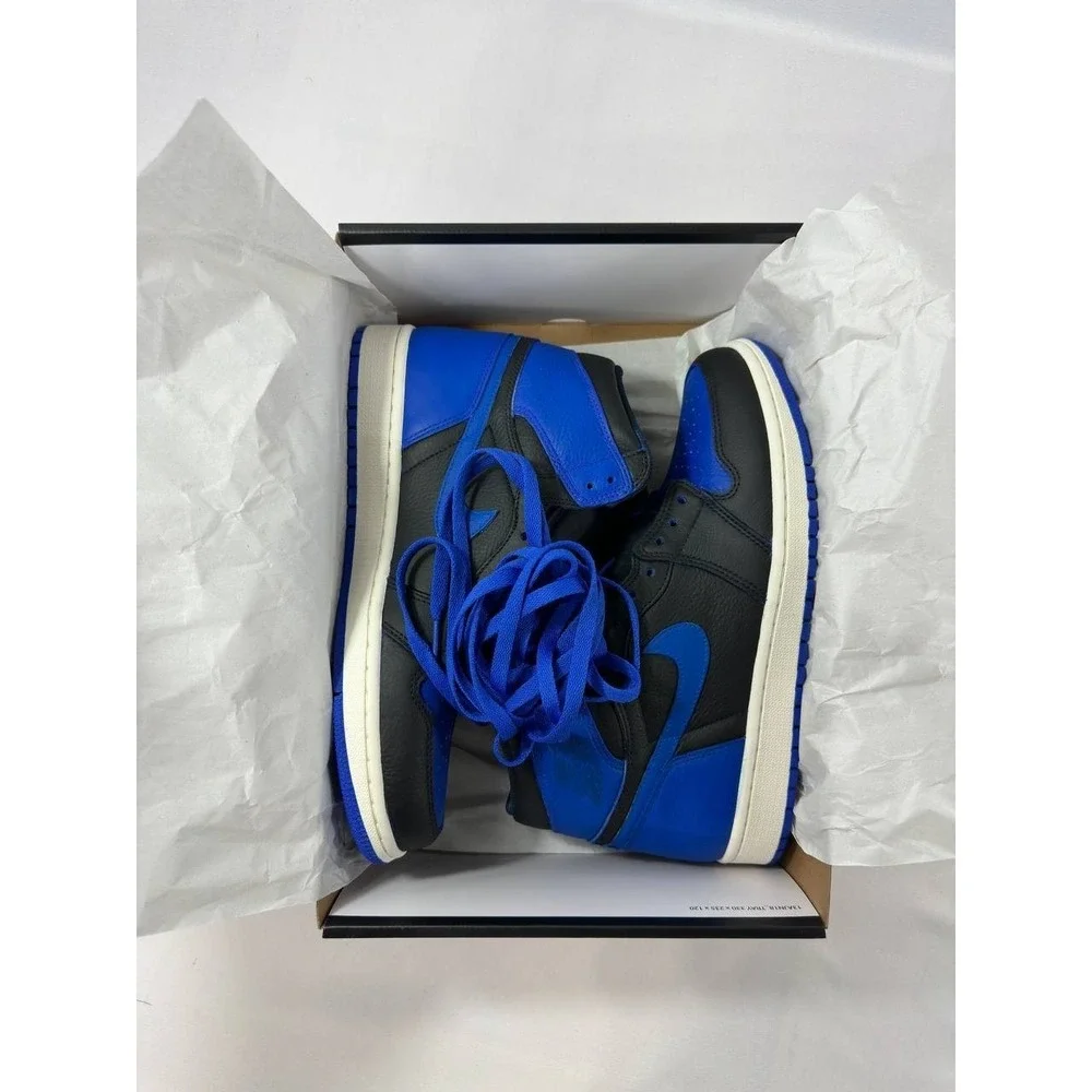 Nike Air Jordan 1 Retro High Hyper Royal 555088-401 Men's Size 10 Custom